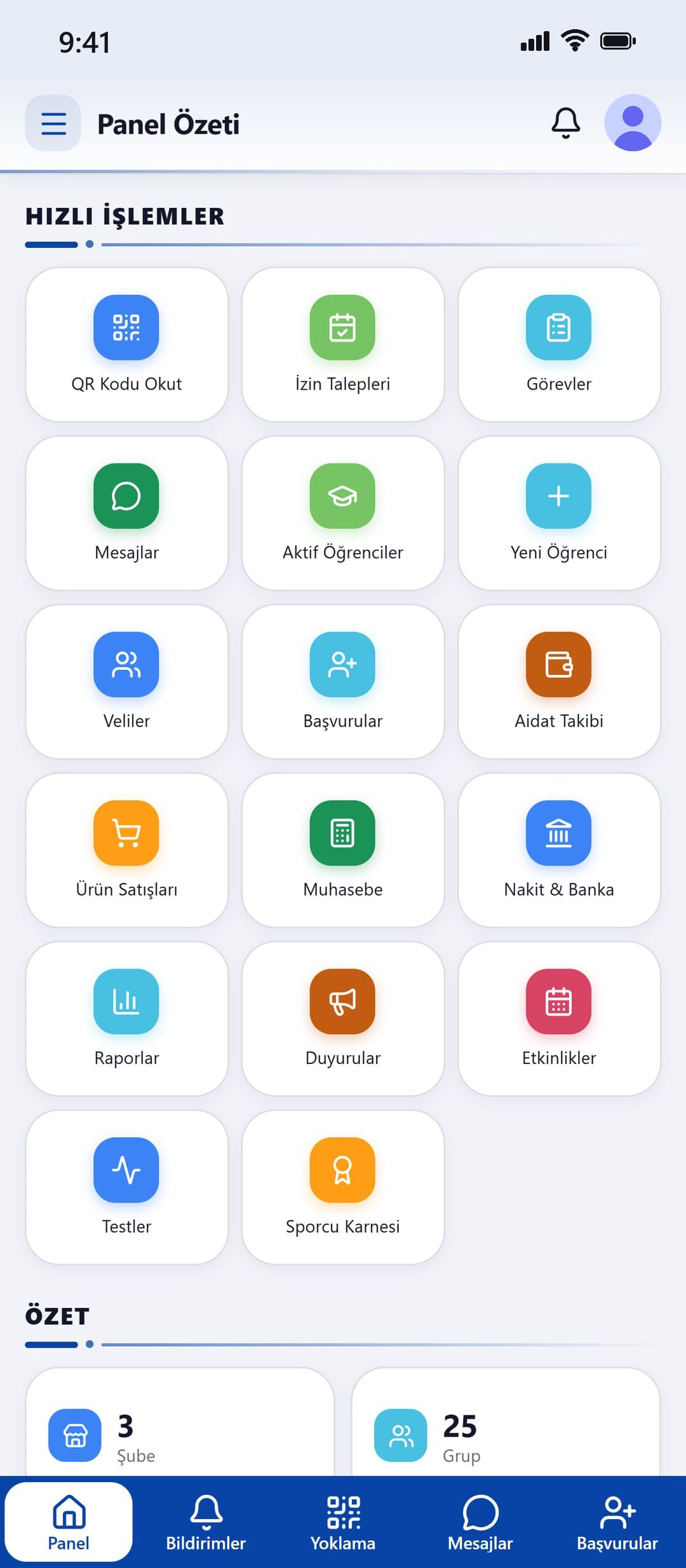 Personel mobil uygulaması